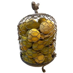 Vintage Chicken Wire‎ Decorative Bird Cage With Potpourri